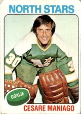 1975-76 Topps #261 Cesare Maniago Minnesota North Stars