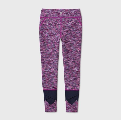 Girls' Spacedye Mesh Pieced Performance Leggings - All in Motion XS-XL - Picture 9 of 13
