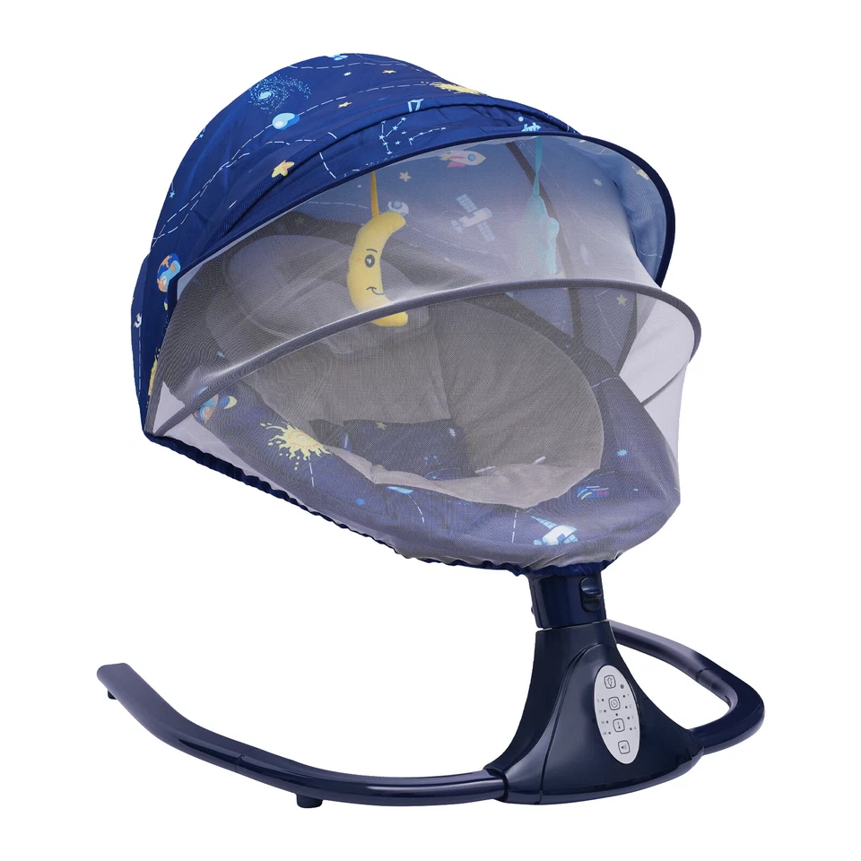 ajustar. Gorila de bebé 3 en 1 basculante asiento basculante eléctrico con silla de cuna Foto 4 de 4