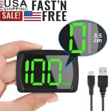 GPS MPH HUD Digital Speedometer Head Up Display Car Electronics Accessories