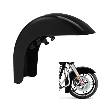 Used Black Motorcycle Fenderトライアンフ/ハーレー Vivid Black Front Fender For Harley Touring Street Road Glide FLHX