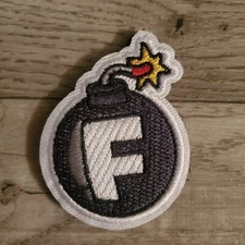 F BOMB Sarcastic Funny Tactical Morale Patch Hook and Loop