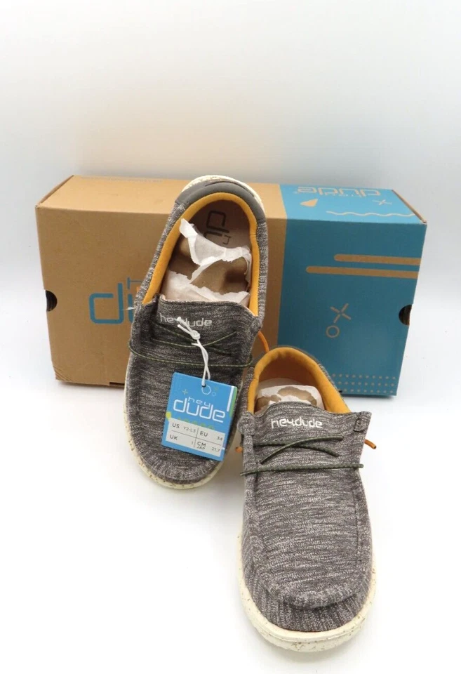 Hey Dude Wally Youth Stretch Taupe EU 31 US Niños 12 Foto 2 de 4