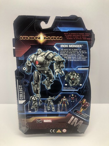 2008 IRON MAN Monger BLUE Super Fist Smash Action Figure - Picture 6 of 6
