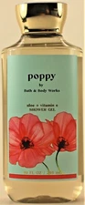 Bath & Body Works POPPY Body Wash Shower Gel Shampoo 10oz