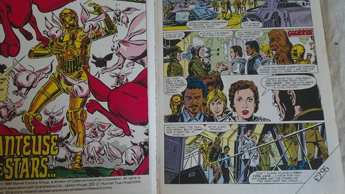 1984 Marvel Comics Return of the Jedi Star Wars Annual Unclipped Good Condition - Foto 2 di 7