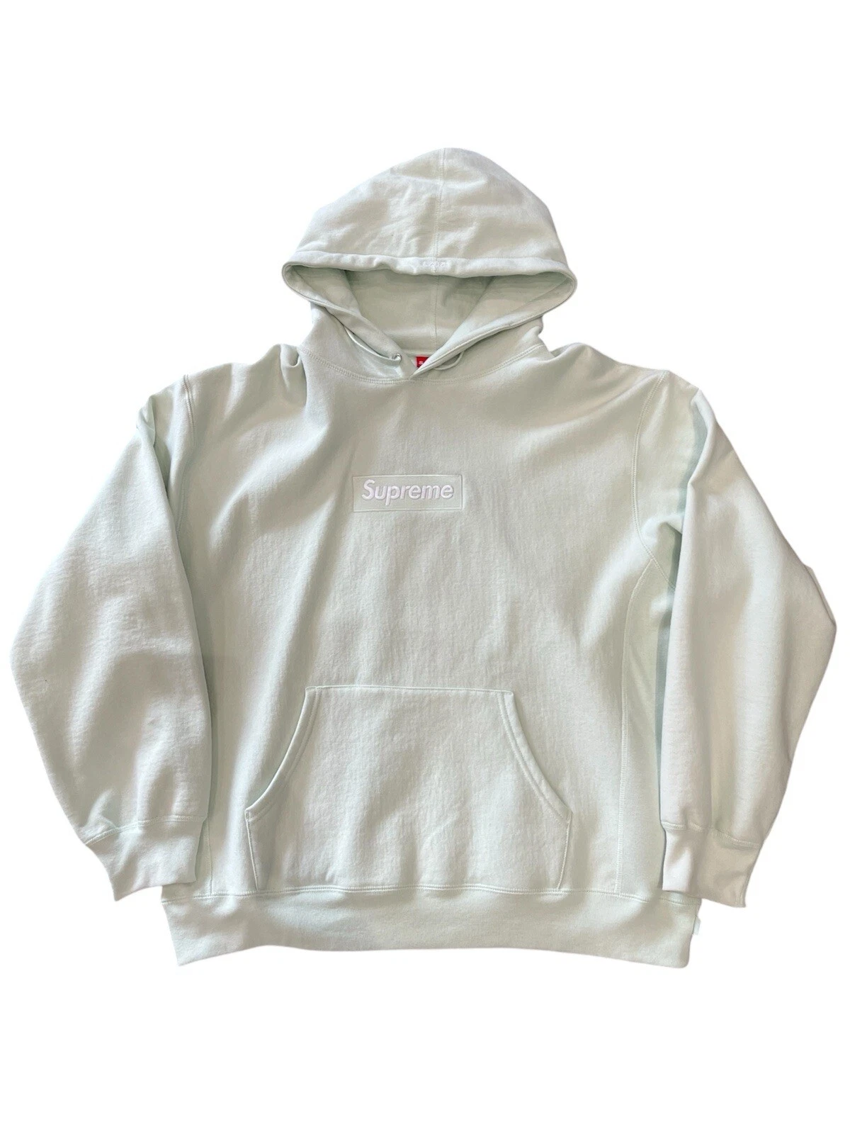 Sweat à capuche Supreme Box Logo vert clair extra large XL FW23