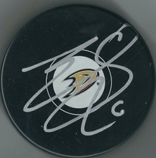 AUTOGRAPHED ERIK GUDBRANSON Anaheim Ducks Hockey Puck - w / COA