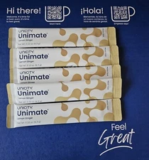 Unicity Feel Great Unimate Fasting System - 5 packs of Lemon Ginger Flavor