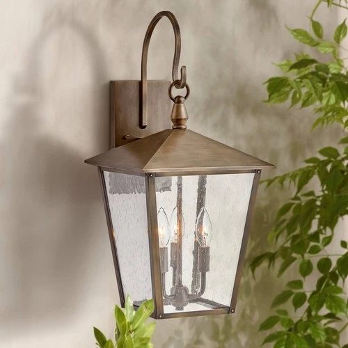 Huntersfield 23" High Burnished Bronze Outdoor Wall Light - Picture 1 of 3