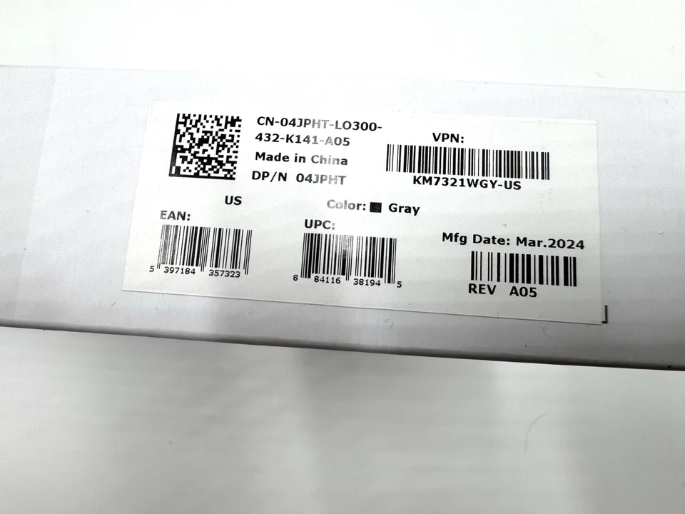 Dell Wireless Keyboard and Mouse KM7321W Premier Multi-Device - NEW/SEALED - Image 3 of 3