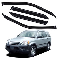 Window Visors Tape-On Rain Guards 4Pcs (Front+Rear) for 2002-2006 for Honda CR-V