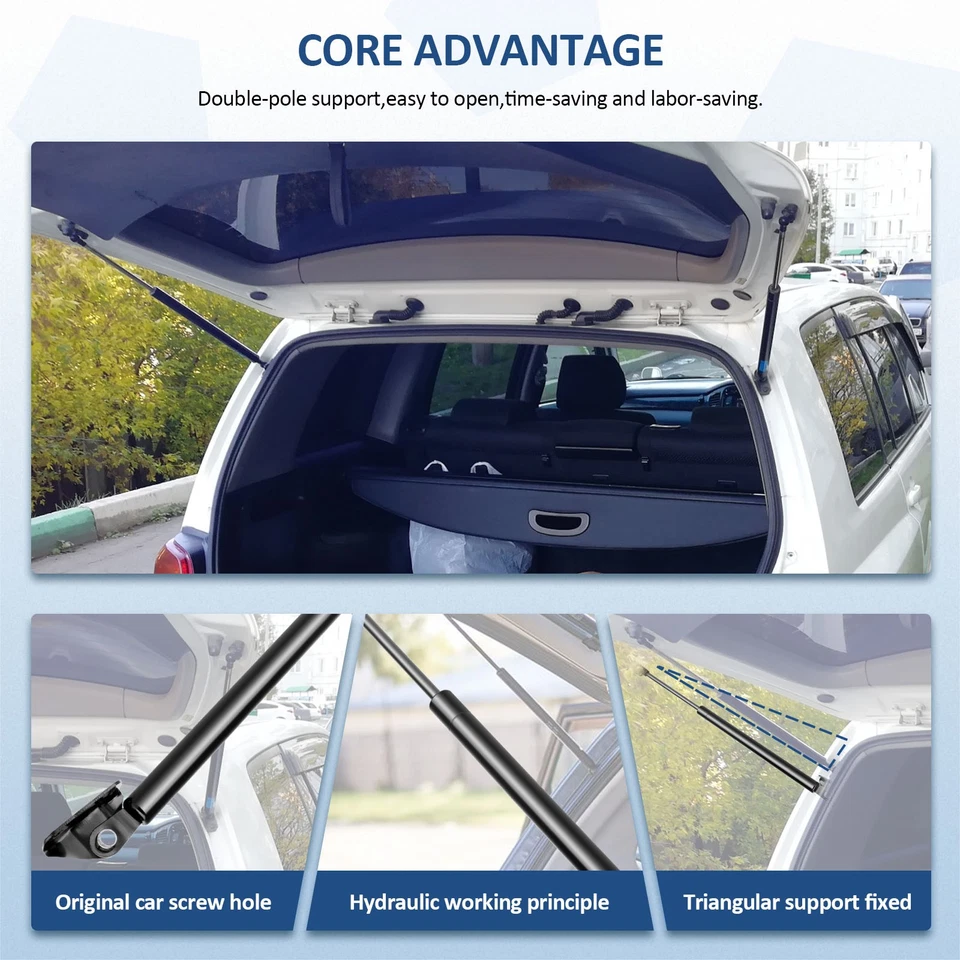 For 1999-2003 Lexus RX300 Qty 2 Liftgate Tailgate Hatch Lift Supports Struts Foto 3 de 4