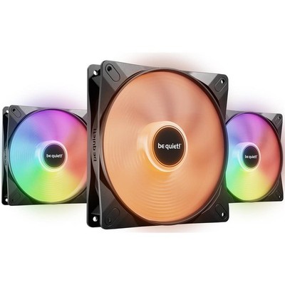 be quiet! Light Wings LX 140mm PWM high-speed Lüfter 3-Pack Beleuchteter Hub