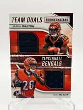 2018 PANINI ROOKIES & STARS MARK WALTON/JOE MIXON TEAM DUALS PATCH NO. TD-7