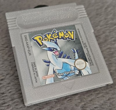 Pokemon Silberne Version Nintendo Gameboy UK PAL Original Neue Batterie 