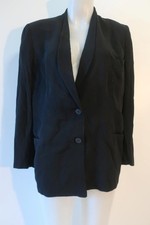 Womens Donna Karan Essentials Item- 173 Black Blazer Jacket 10