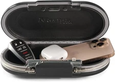 Master Lock Safe Space Portable Lock Box With Combination & Charger Port 5900D