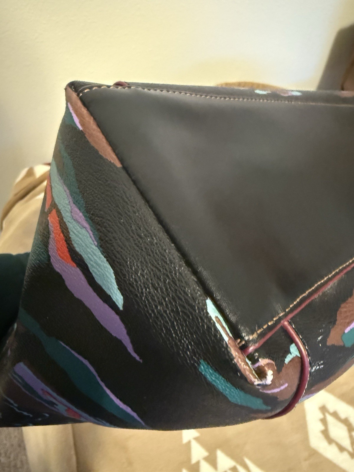 Coach Patterned Bag - image 4