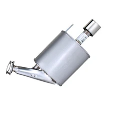 Stainless Steel Driver-Side Exhaust Muffler fits: 2011-2013 Infiniti M37 3.7L