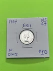 1964 Canadian 10c Dime .8 Silver Elizabeth II AG TRENDING AT $10