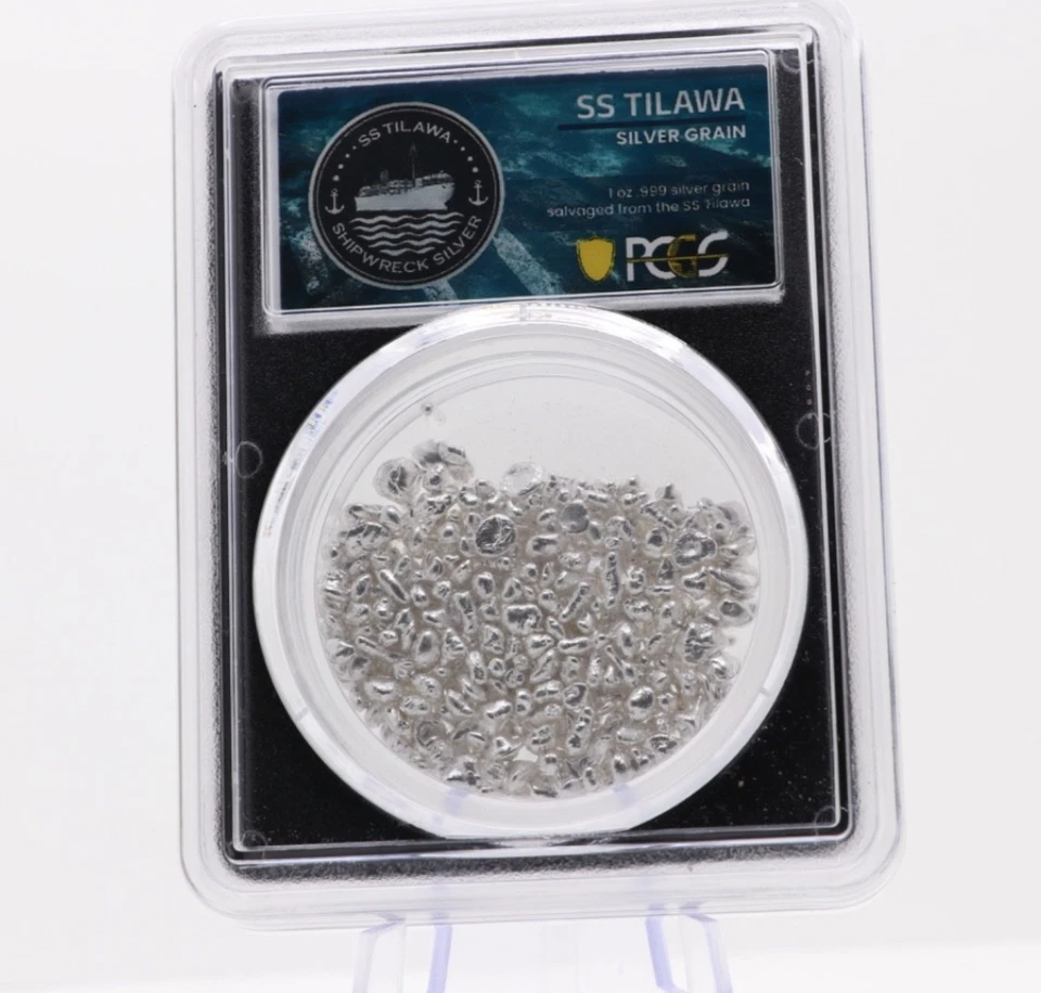 2025 PCGS-Certified 1 oz Silver from SS Tilawa Shipwreck - Image 2 of 4