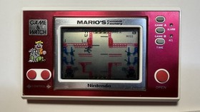 Nintendo Game and Watch Mario's Cement Factory ML-102, 1983 Tested, Works Great!