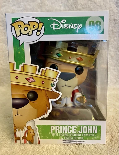 Funko Pop! Disney Robin Hood Prince John #98 Vaulted Vinyl Figure