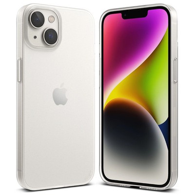 RINGKE SLIM CASE IPHONE 14 PLUS ULTRA DÜNN HALB TRANSPARENT