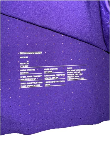 Ten Thousand Distance Short 5” Uomo Taglia M Viola - Foto 4 di 5