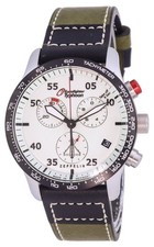 Montre chronographe à quartz Zeppelin Eurofighter Z72985 100M pour homme