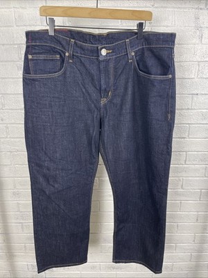 Robert Graham Kipling Straight Leg Jeans Mens 38 Dark Wash Denim Tailored Fit