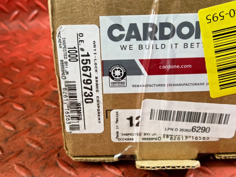 1988-1993 Cardone 12-1000 Reman ABS Control Module For GMC C1500 15562349 Foto 3 de 4