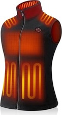 Women Heated Vest with Battery Pack Included, Fleece Electric Heating Vests 15-Z