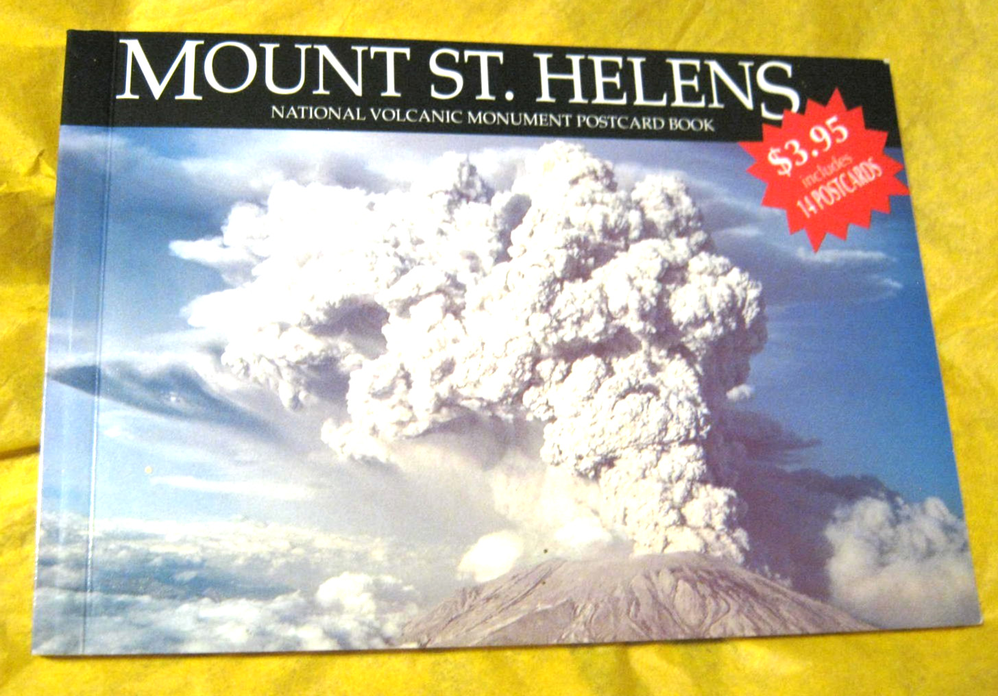 Mount St Helens National Volcanic Monument Postcard Book 14 Cards Included