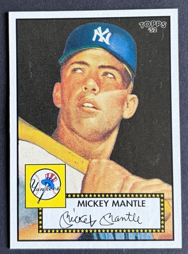 Mickey Mantle [Blue] #311 2006 Topps '52 card