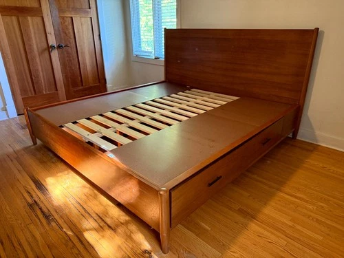 West Elm Mid-Century Storage Bed - Thumbnail 5