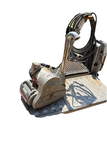 ESSEX SILVER-LINE 8” FLOOR SANDER, SILVERLINE, 120HP, BAG, SL-8. RUNS NICE Read!