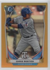 2014 Bowman Prospects Chrome Gold Refractor 3/50 Chris Bostick #BCP78 g6w