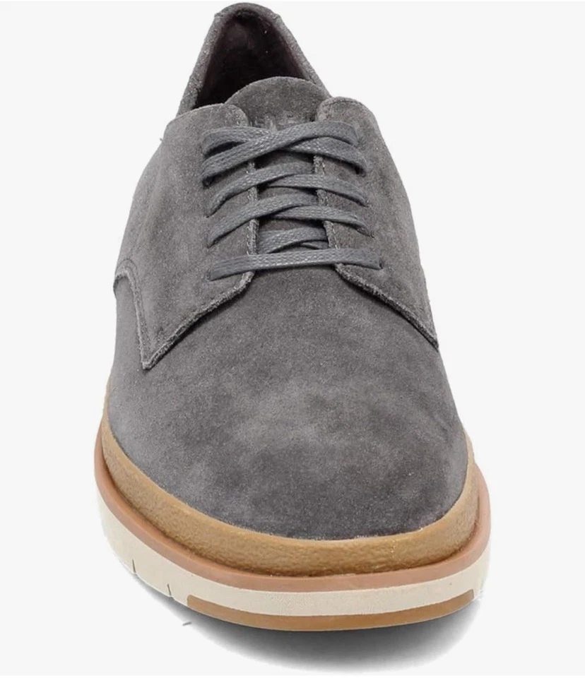 Hush Puppies Caleb PT Oxford Hombre Gris Oscuro Gamuza Talla 12 Nuevo En Caja Foto 3 de 4