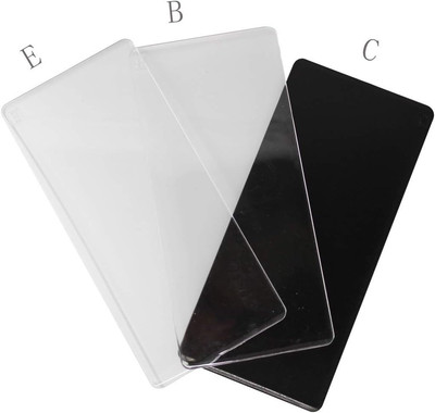 3 Plate Set: E, B, C for 3'' Die Cutting & Embossing Machine, Mini Die Machine, 3