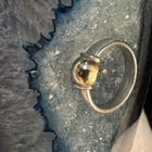 VINTAGE  SIGNED CAPE COD FISHER LESTAGE STERLING SILVER 14K RING SIZE 6