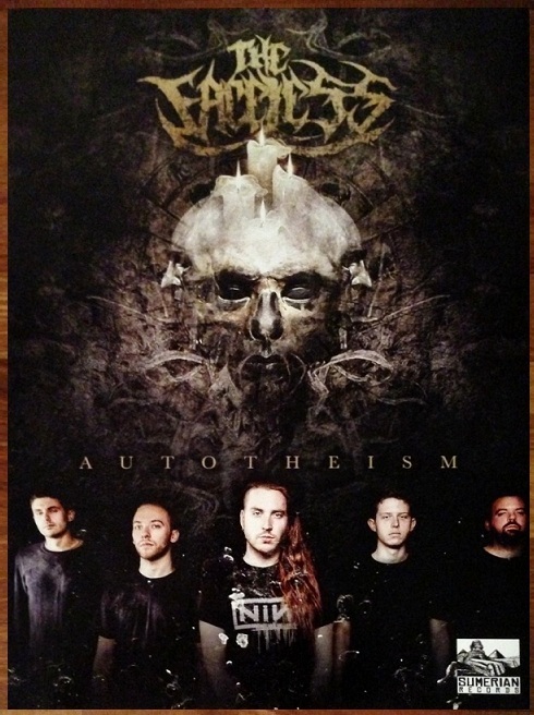 THE FACELESS Autotheism Ltd Ed HUGE RARE Tour Poster