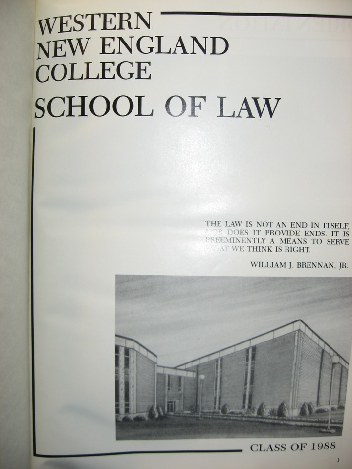 1988 Lytae,Western New England College, School of Law, Springfield, MA