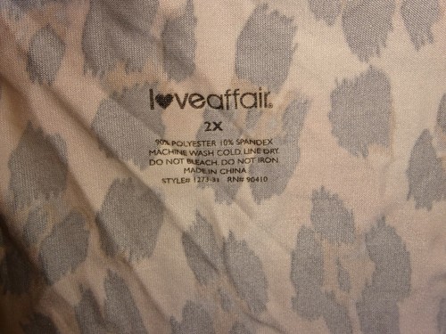 nightgown chemise ~ lingerie ~ juniors plus 1X 2X Love Affair (runs small) - Picture 6 of 8