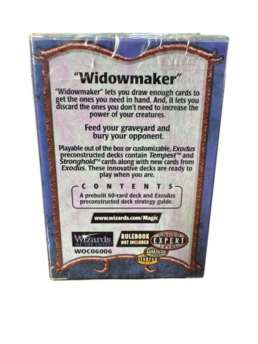 Magic: The Gathering Exodus Widowmaker Preconstructed Deck - Sealed WOC06006 - Picture 2 of 6