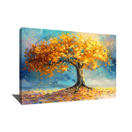 Large Tree Of Life Wall Decor - Colorful Canvas Wall - Abstract Modern Wall Art - Picture 9 of 10