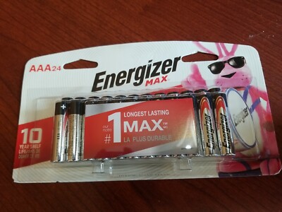 48 Piece Energizer AAA Batteries - 2 Pk  Total 48 Pieces Exp 2031