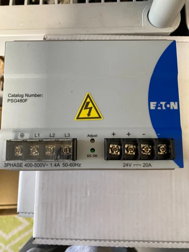 Eaton PSG General Use Power Supply PSG480F 3 Phase 400-500VACIN - 24VDC@20A Out