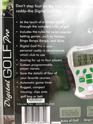 Digital Golf Pro, Electronic Golf Gadget, Scores, Rules, More - New - Picture 5 of 7